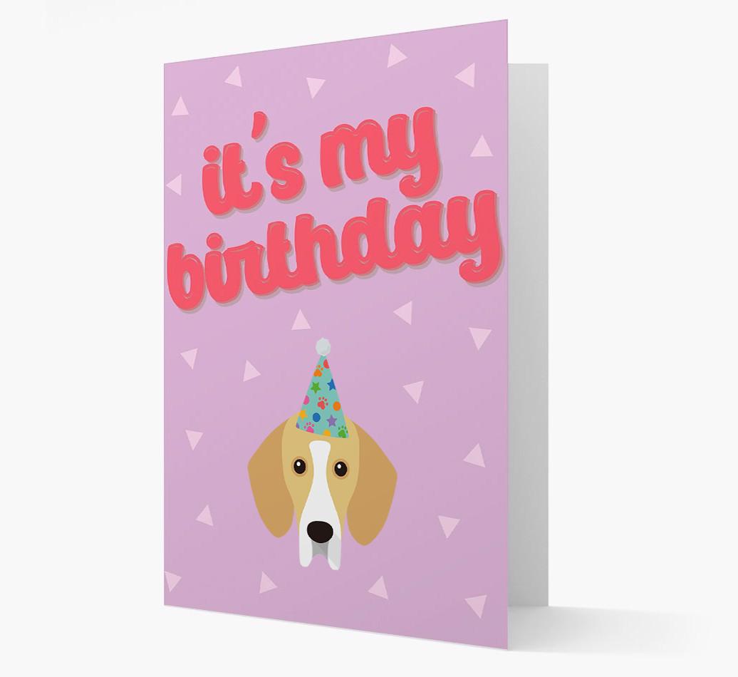 'It's my Birthday' Card with {breedFullName} Icon