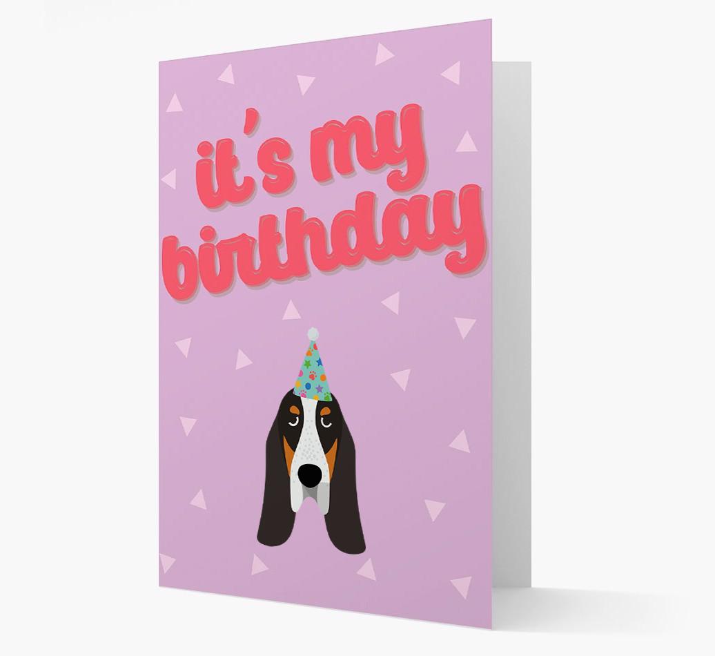 'It's my Birthday' Card with {breedFullName} Icon