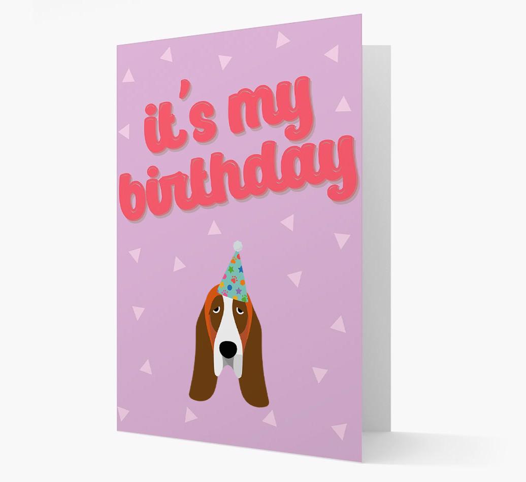 'It's my Birthday' Card with {breedFullName} Icon