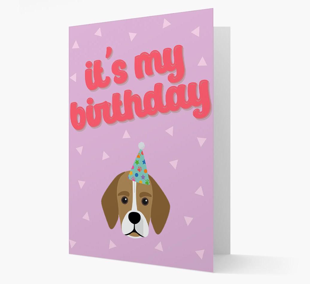 'It's my Birthday' Card with {breedFullName} Icon