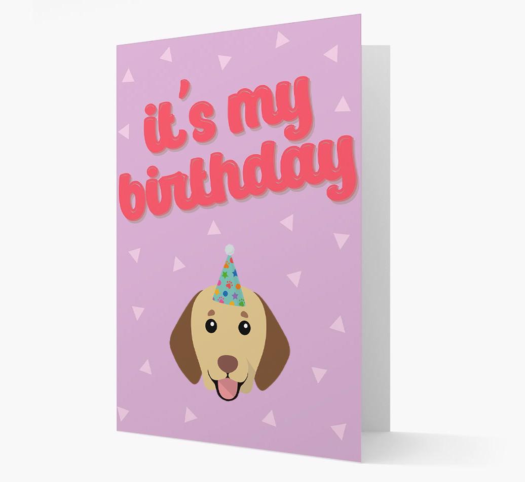 'It's my Birthday' Card with {breedFullName} Icon
