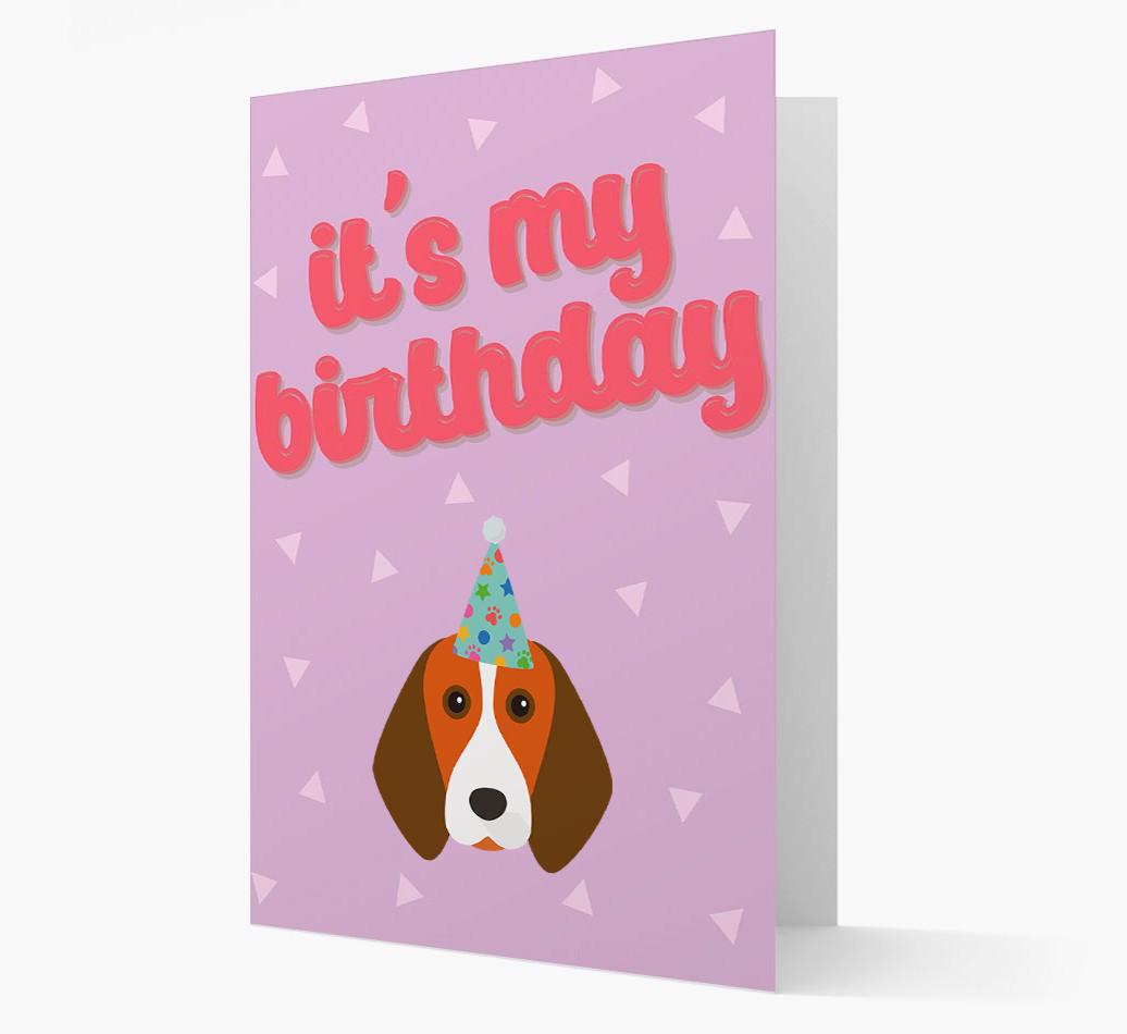 'It's my Birthday' Card with {breedFullName} Icon