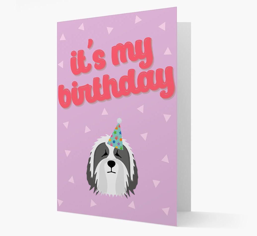 'It's my Birthday' Card with {breedFullName} Icon