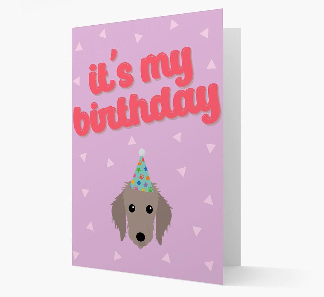 'It's my Birthday' Card with {breedFullName} Icon