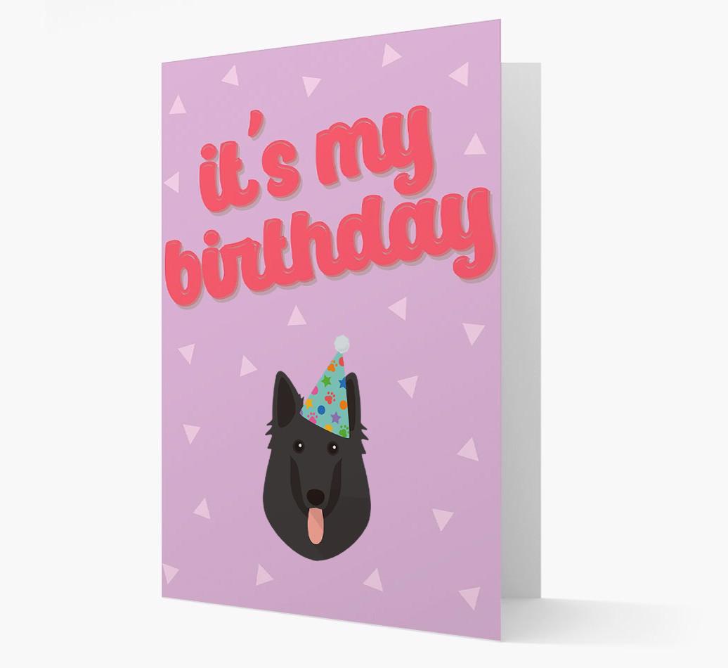 'It's my Birthday' Card with {breedFullName} Icon