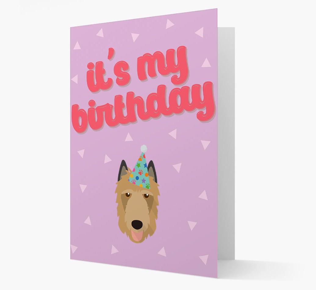 'It's my Birthday' Card with {breedFullName} Icon