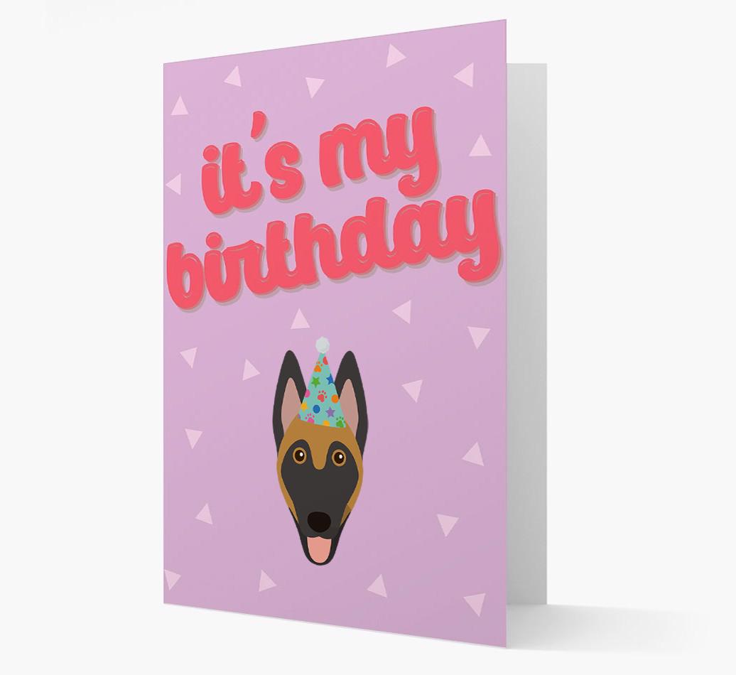 'It's my Birthday' Card with {breedFullName} Icon