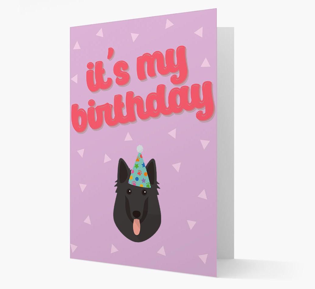 'It's my Birthday' Card with {breedFullName} Icon