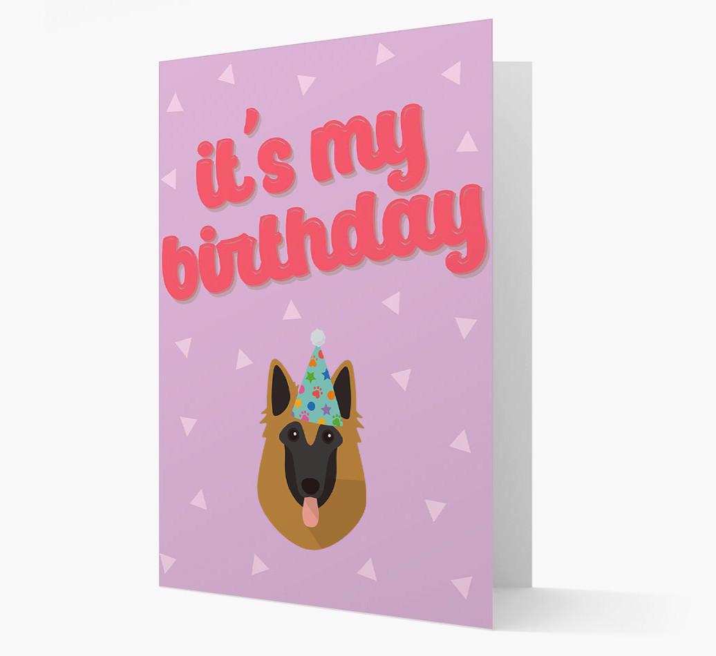 'It's my Birthday' Card with {breedFullName} Icon