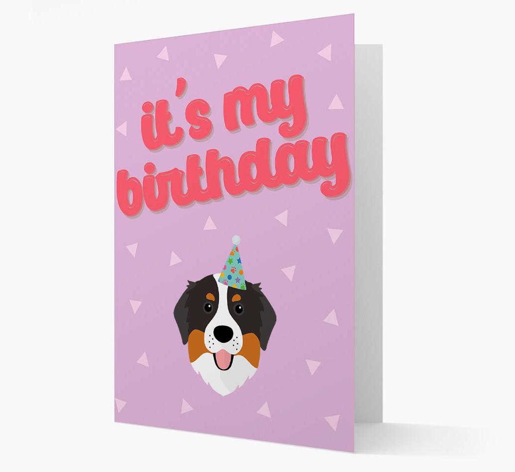 'It's my Birthday' Card with {breedFullName} Icon