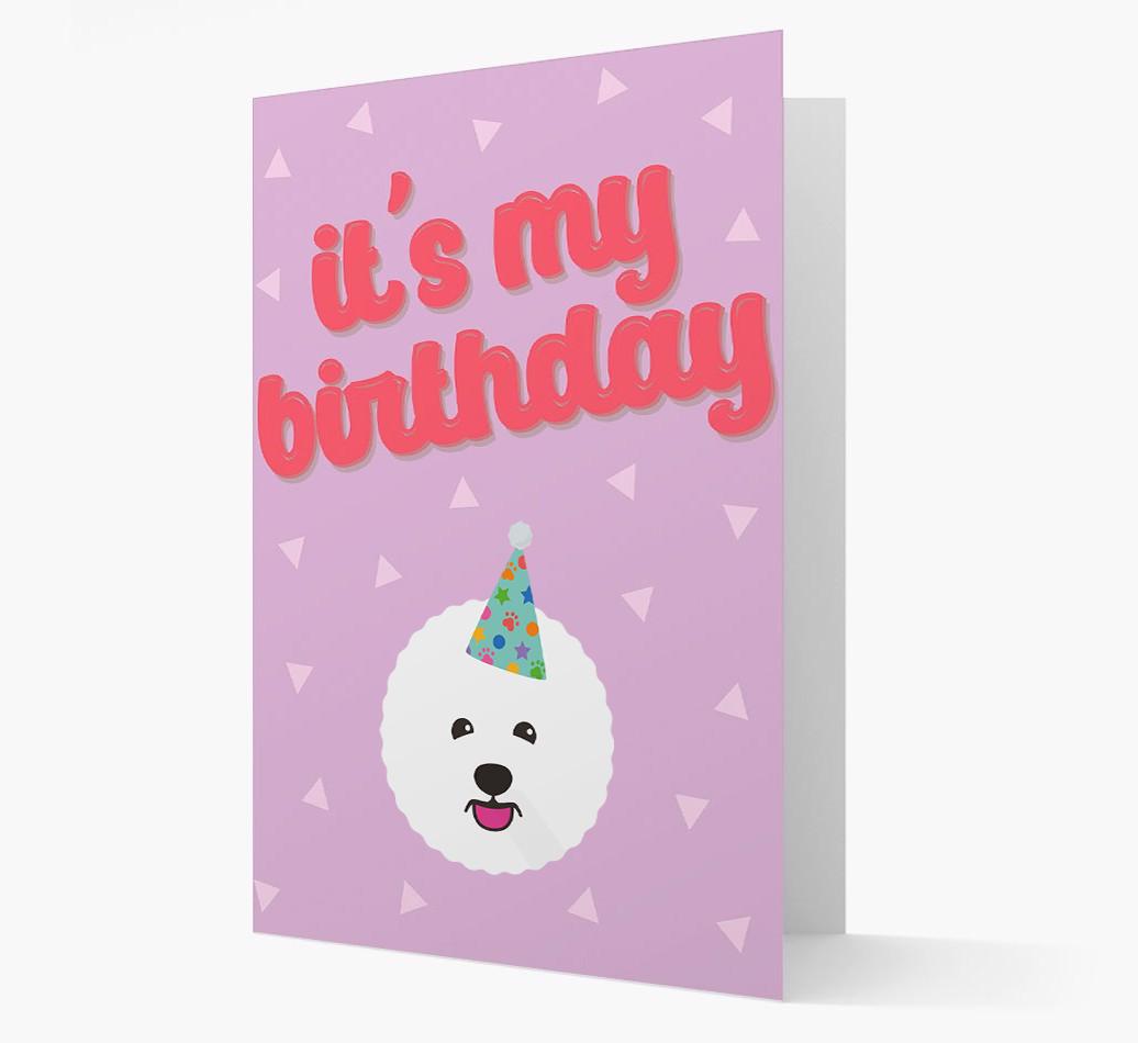 'It's my Birthday' Card with {breedFullName} Icon