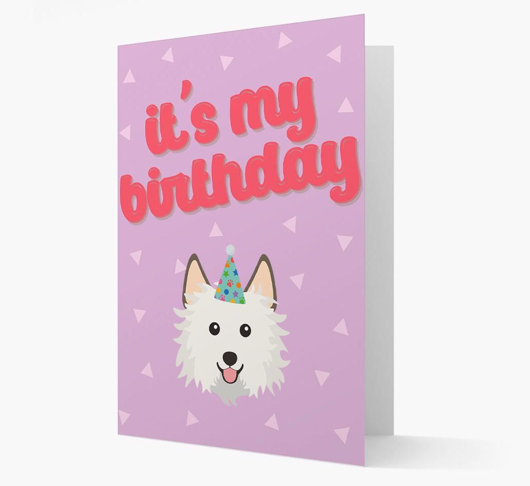 'It's my Birthday' Card with {breedFullName} Icon