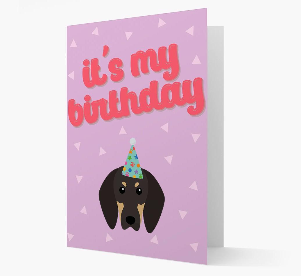 'It's my Birthday' Card with {breedFullName} Icon