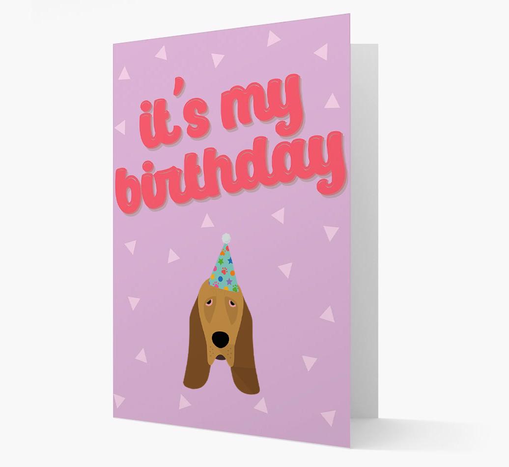'It's my Birthday' Card with {breedFullName} Icon