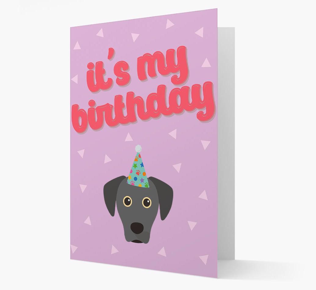 'It's my Birthday' Card with {breedFullName} Icon
