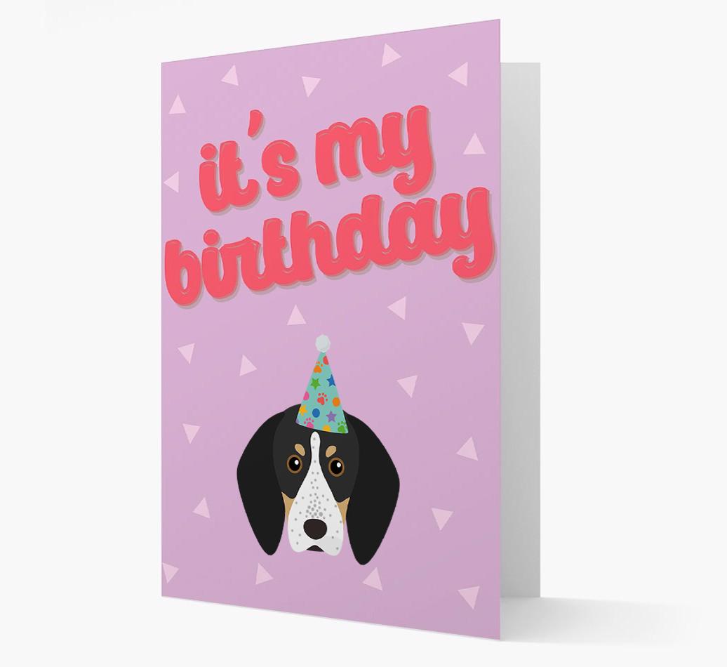 'It's my Birthday' Card with {breedFullName} Icon