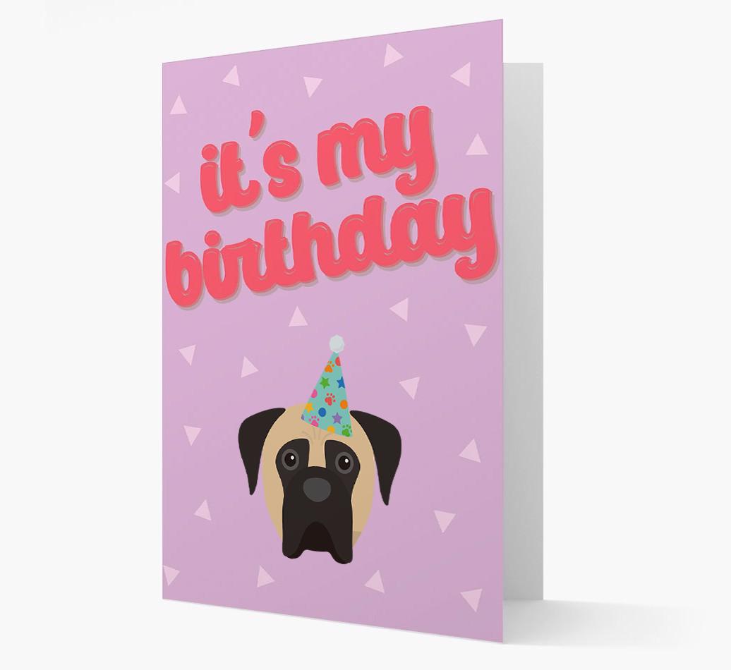 'It's my Birthday' Card with {breedFullName} Icon