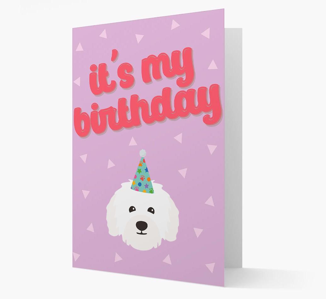 'It's my Birthday' Card with {breedFullName} Icon