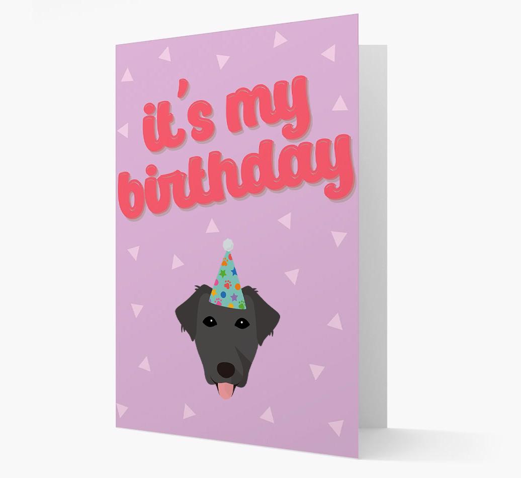 'It's my Birthday' Card with {breedFullName} Icon