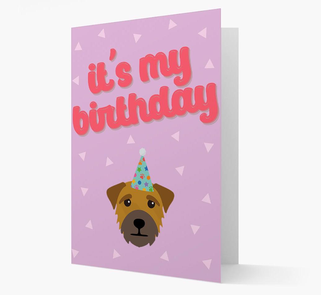 'It's my Birthday' Card with {breedFullName} Icon