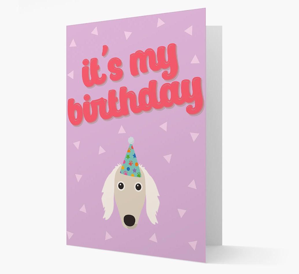 'It's my Birthday' Card with {breedFullName} Icon