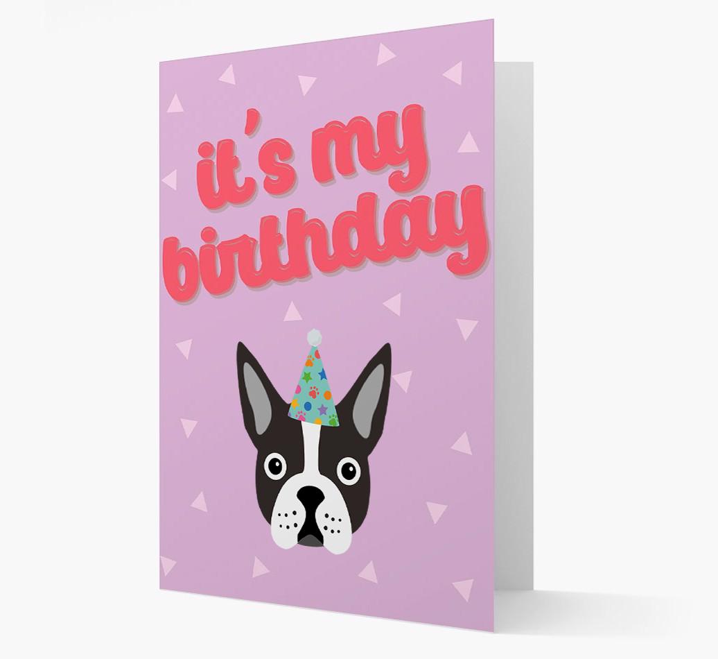 'It's my Birthday' Card with {breedFullName} Icon