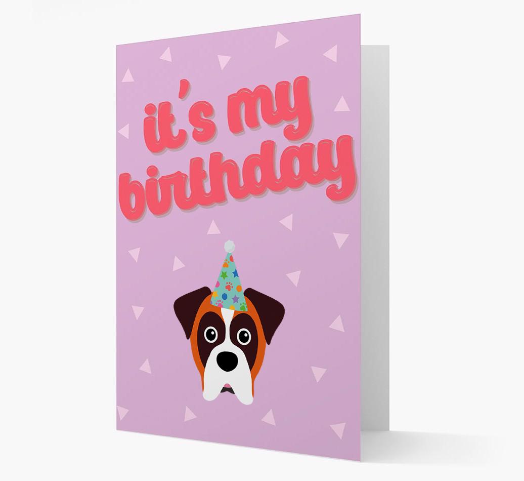'It's my Birthday' Card with {breedFullName} Icon