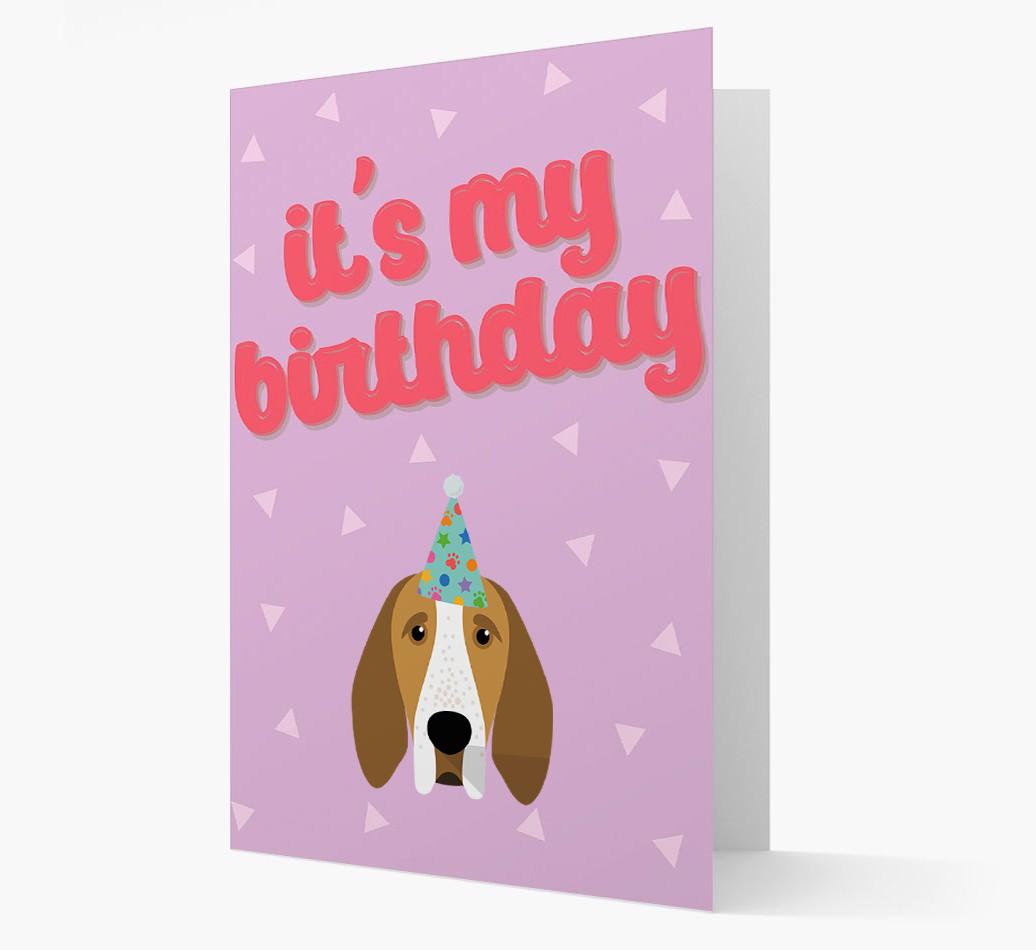 'It's my Birthday' Card with {breedFullName} Icon