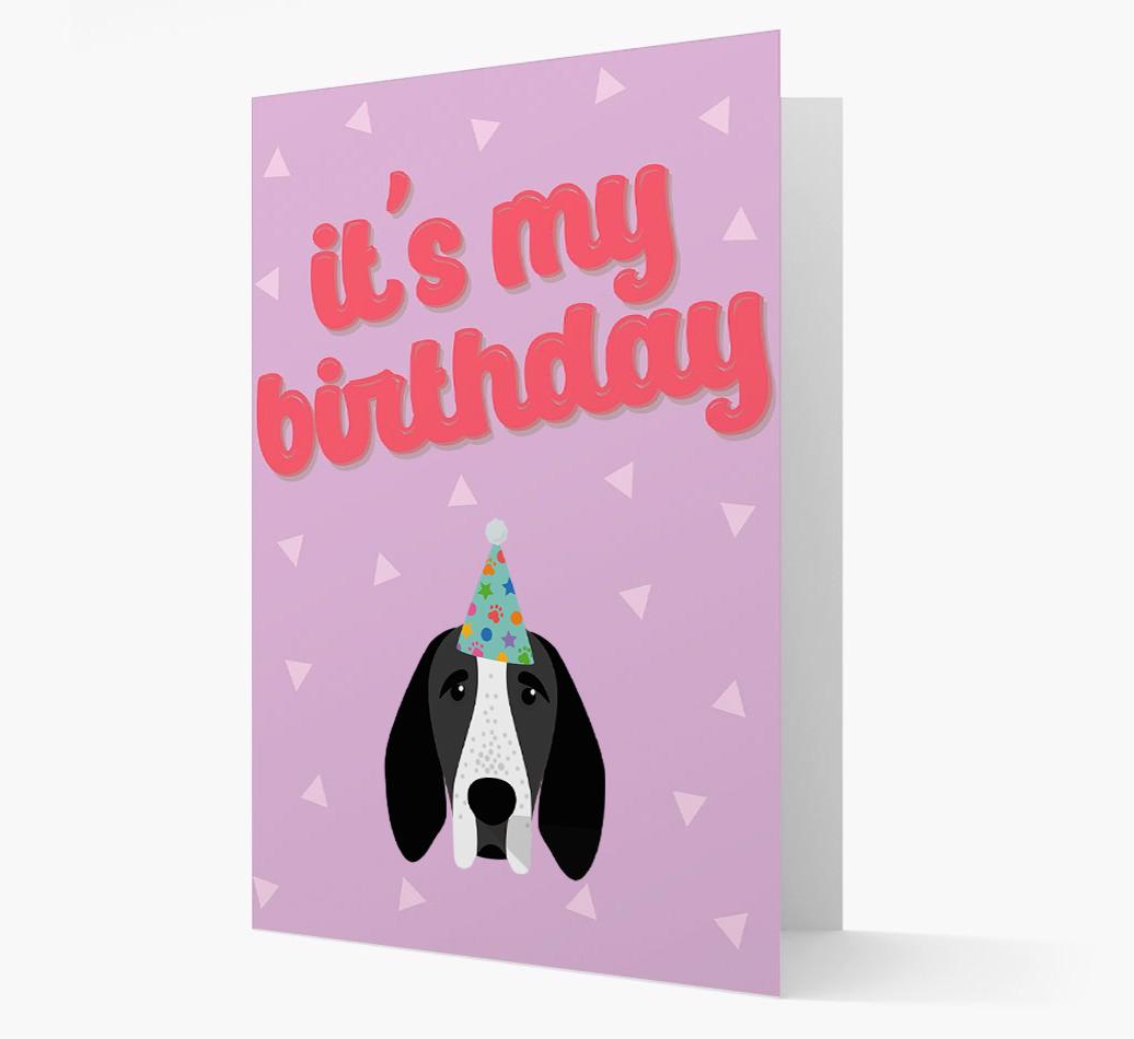 'It's my Birthday' Card with {breedFullName} Icon