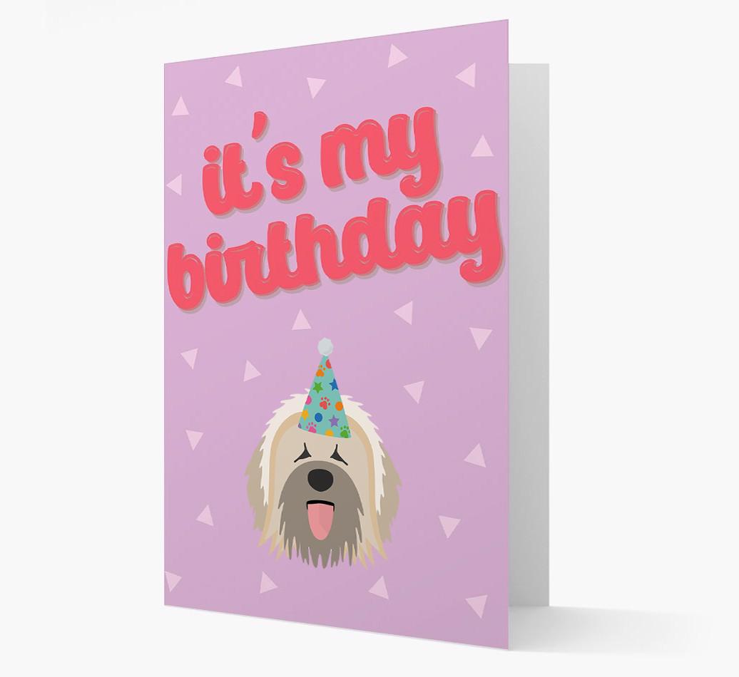 'It's my Birthday' Card with {breedFullName} Icon