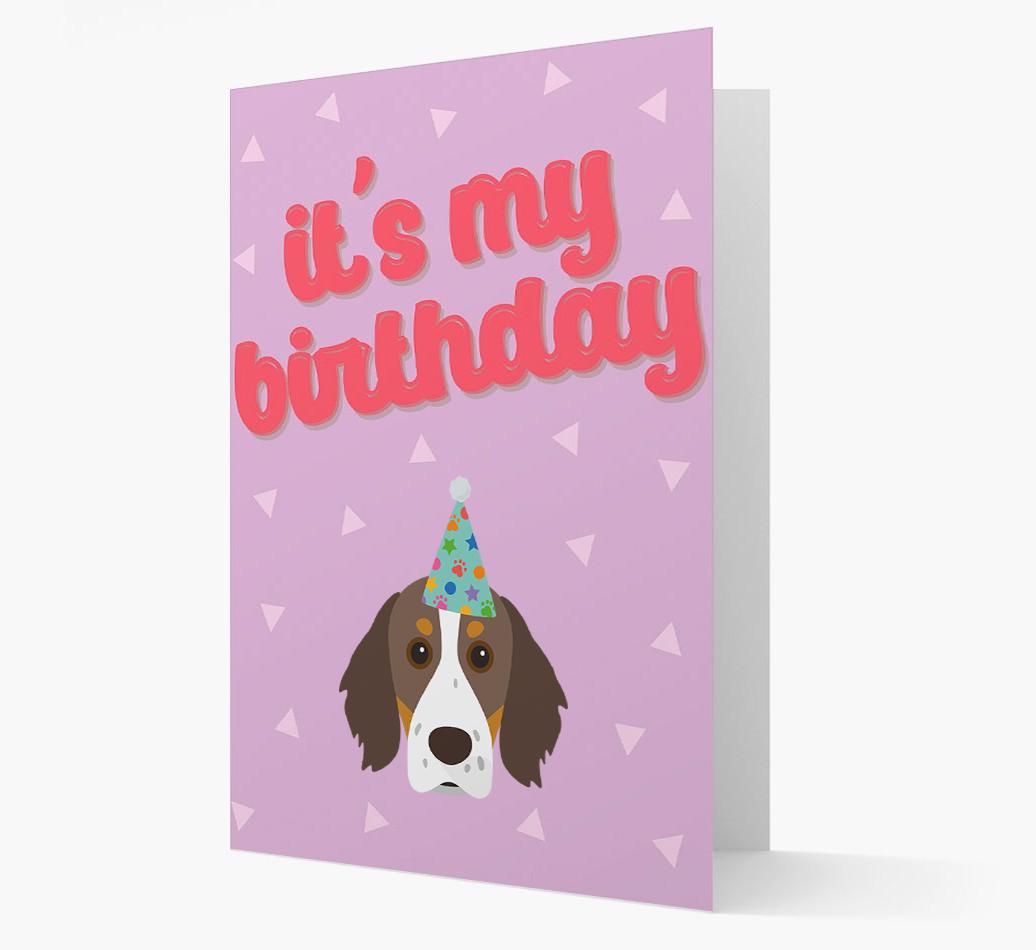 'It's my Birthday' Card with {breedFullName} Icon