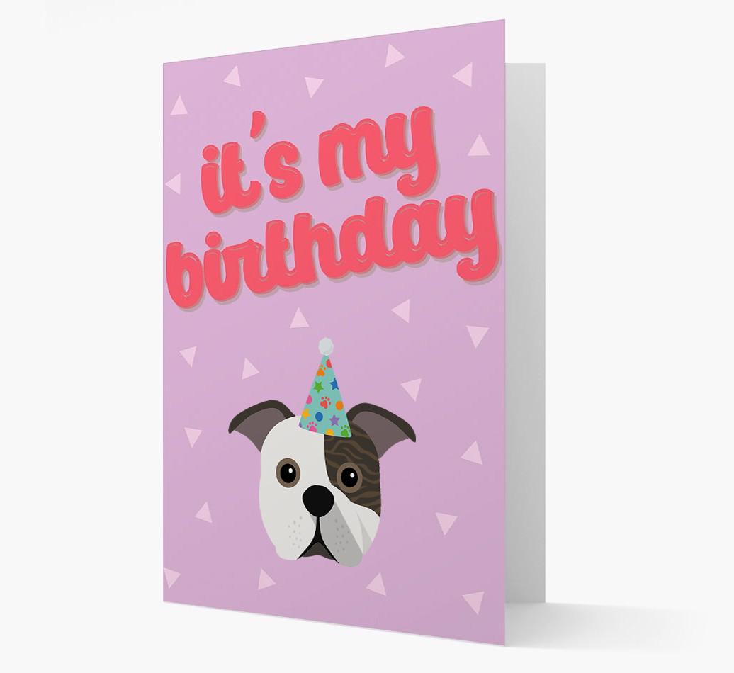 'It's my Birthday' Card with {breedFullName} Icon
