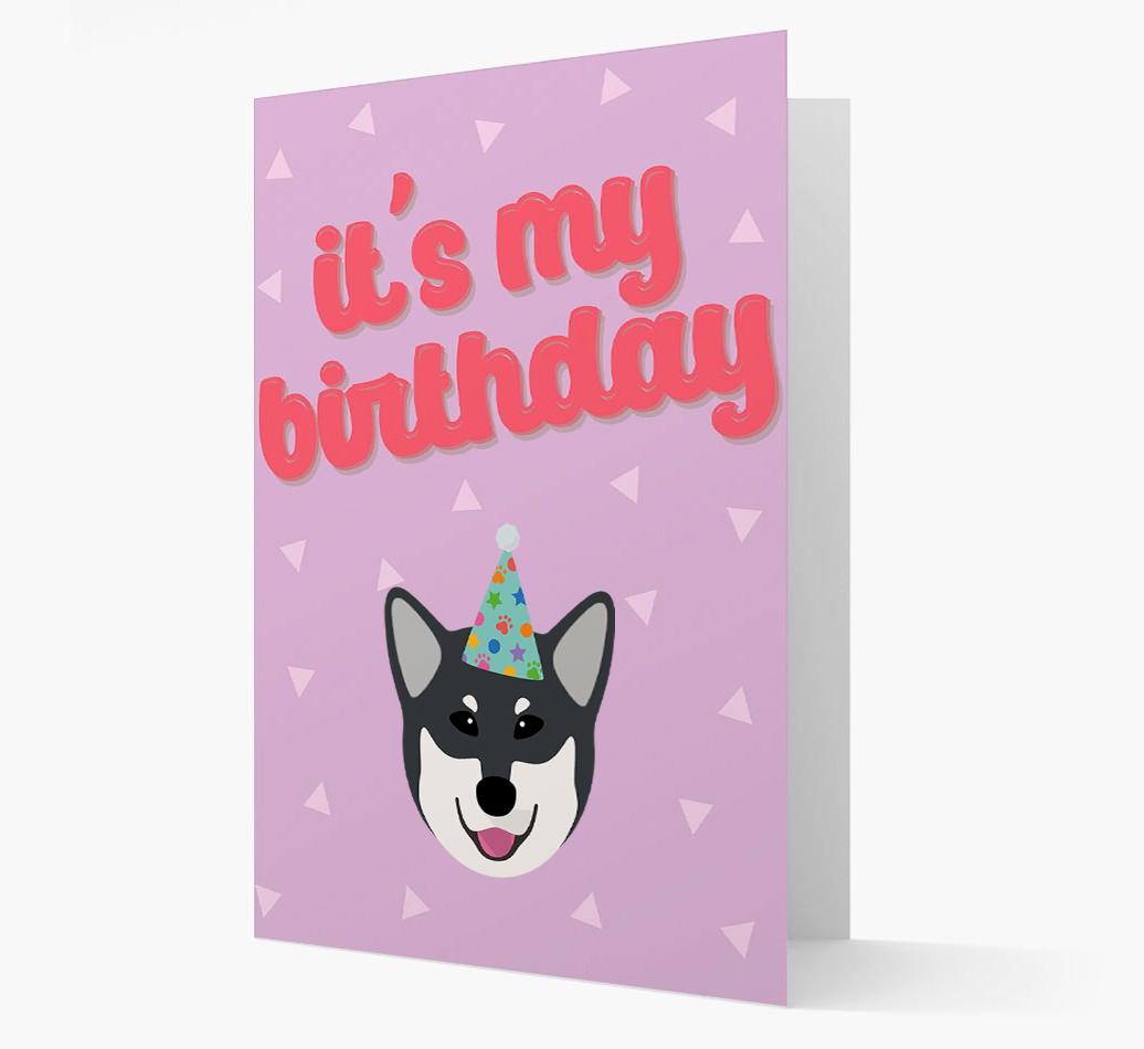 'It's my Birthday' Card with {breedFullName} Icon
