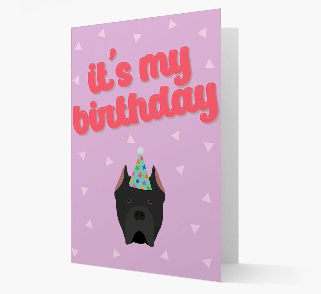 'It's my Birthday' Card with {breedFullName} Icon