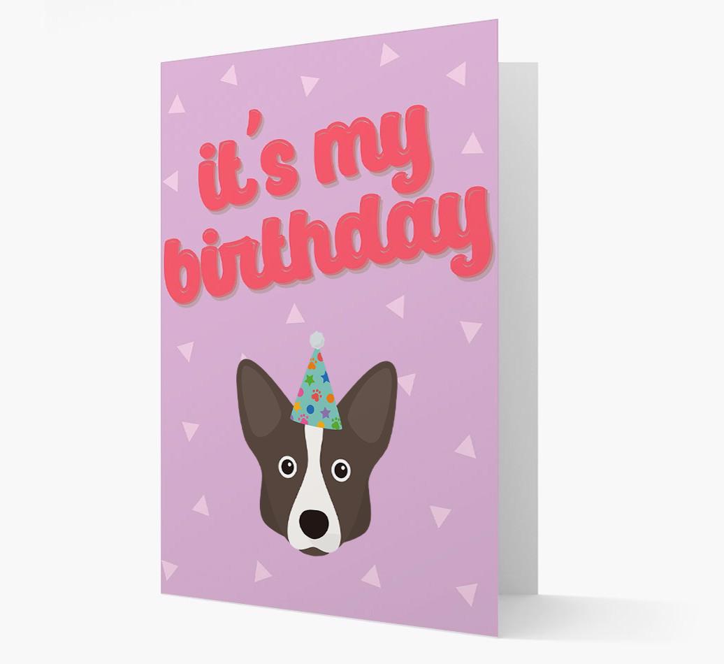 'It's my Birthday' Card with {breedFullName} Icon