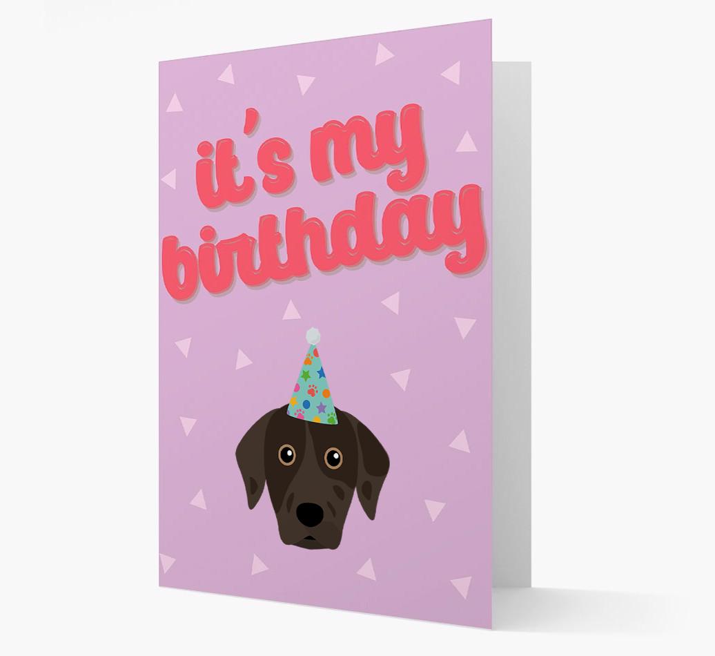 'It's my Birthday' Card with {breedFullName} Icon