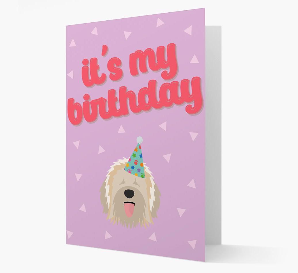 'It's my Birthday' Card with {breedFullName} Icon