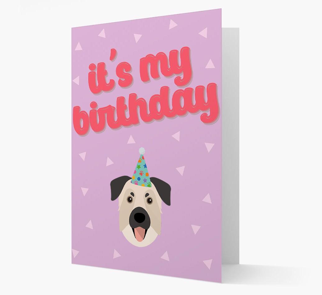 'It's my Birthday' Card with {breedFullName} Icon