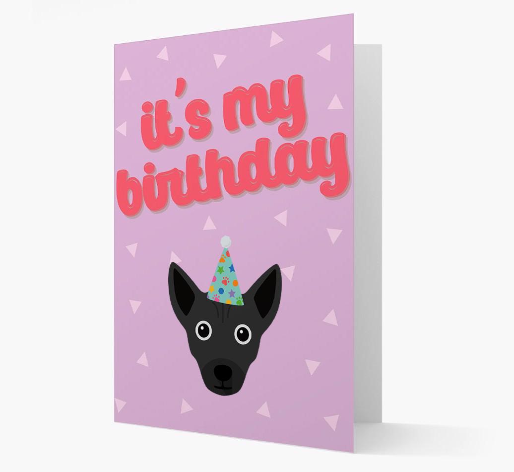 'It's my Birthday' Card with {breedFullName} Icon