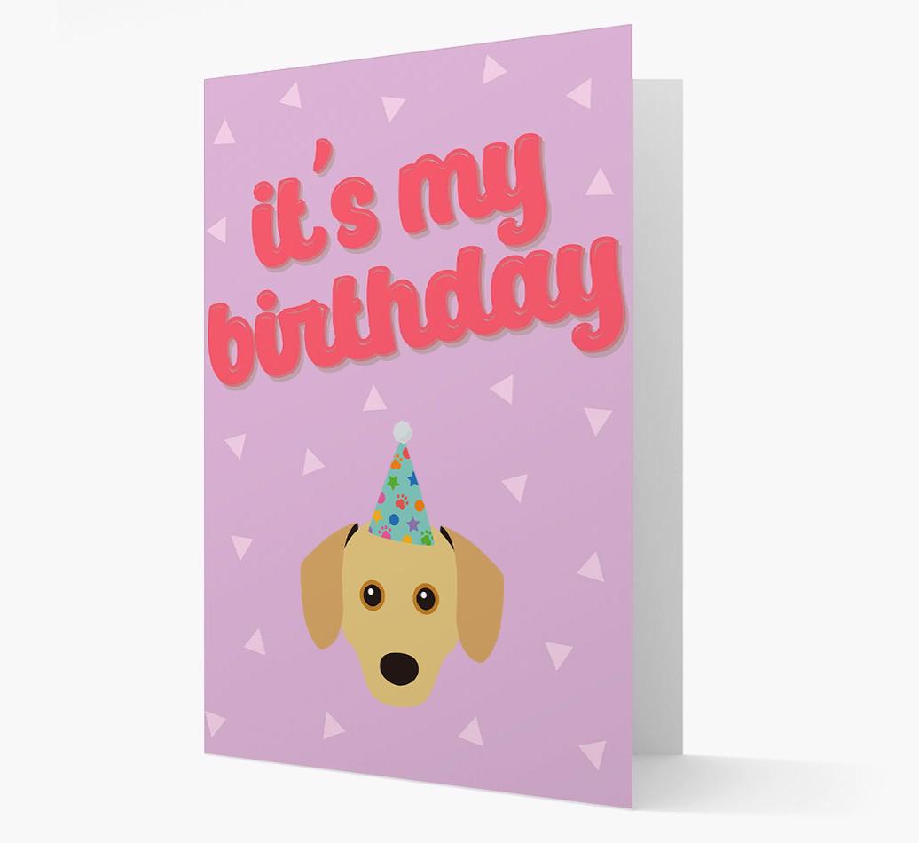 'It's my Birthday' Card with {breedFullName} Icon