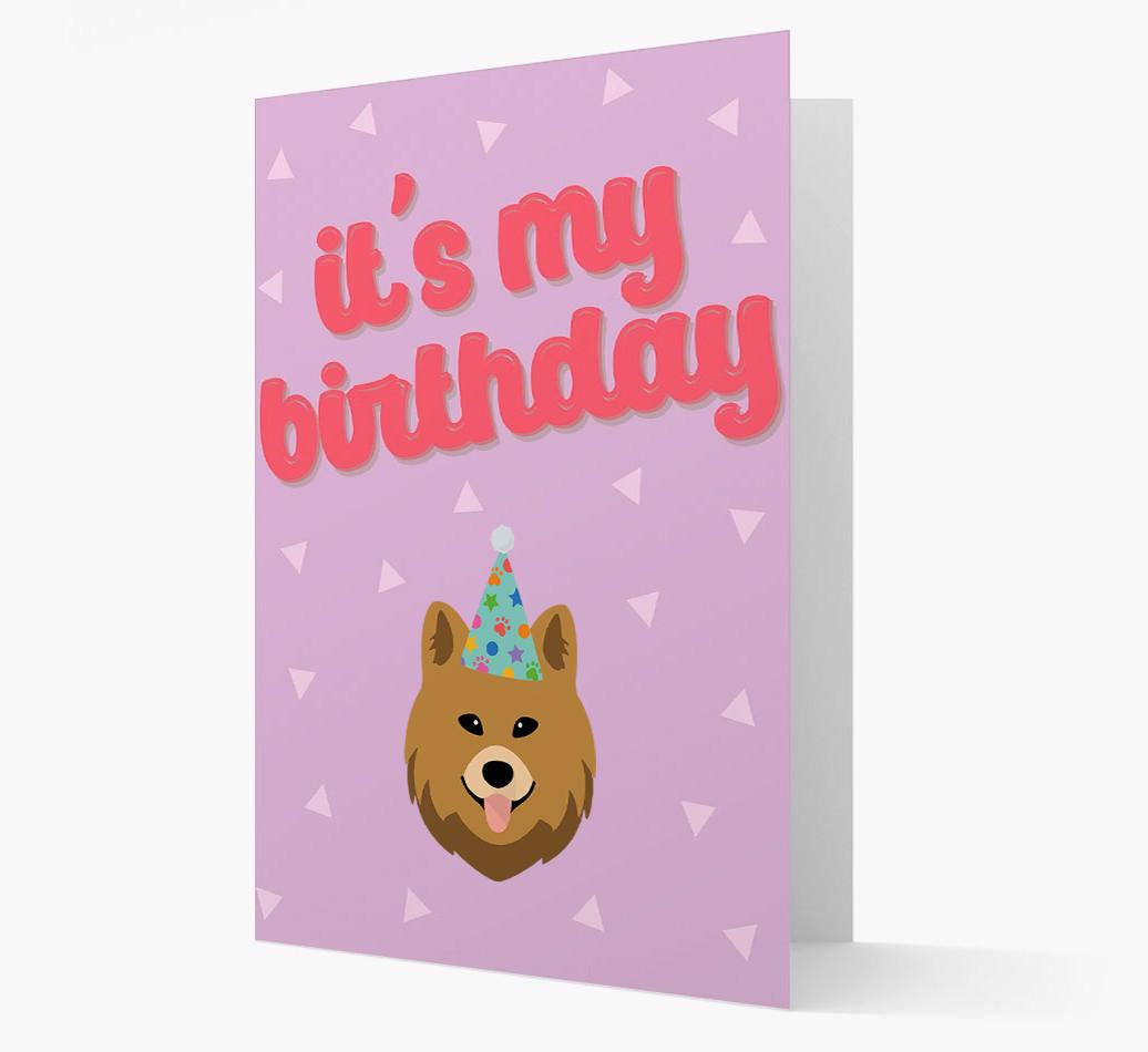 'It's my Birthday' Card with {breedFullName} Icon