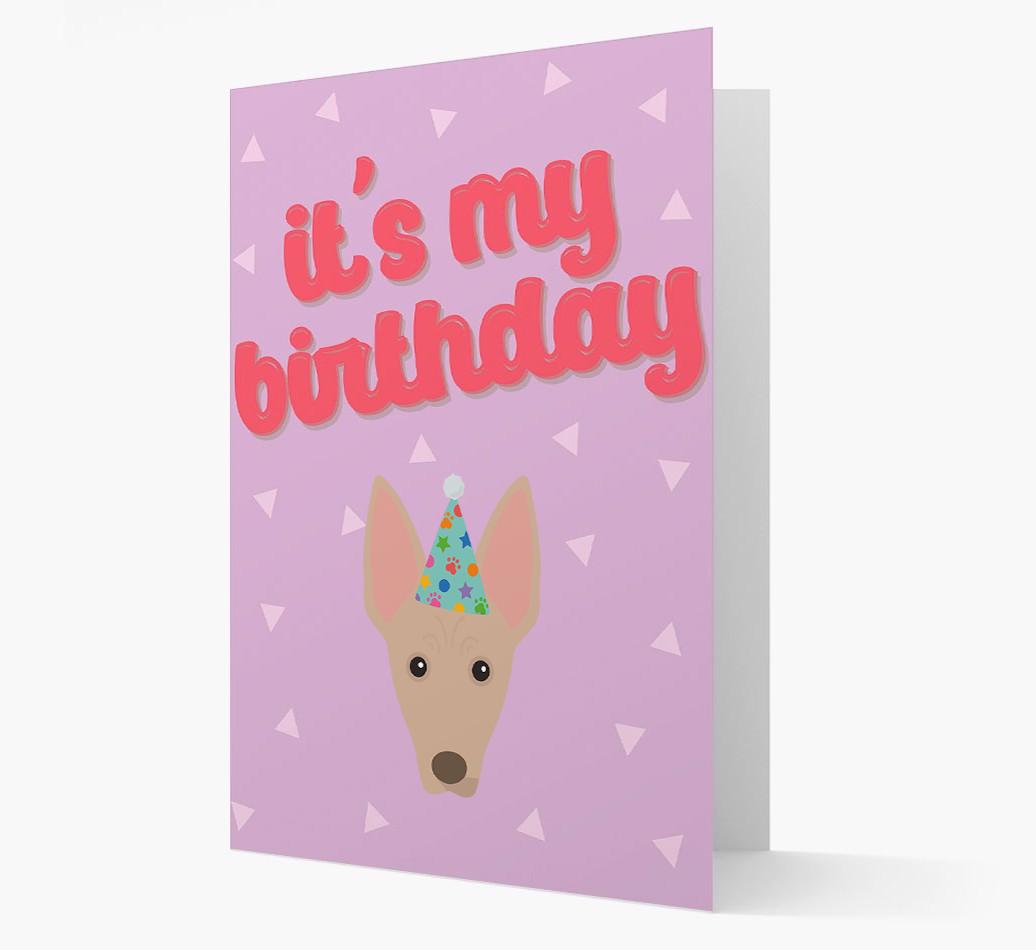 'It's my Birthday' Card with {breedFullName} Icon