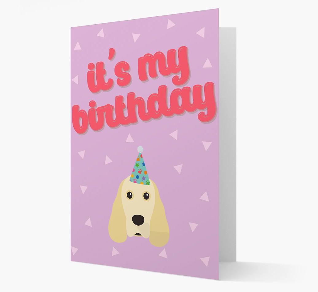 'It's my Birthday' Card with {breedFullName} Icon