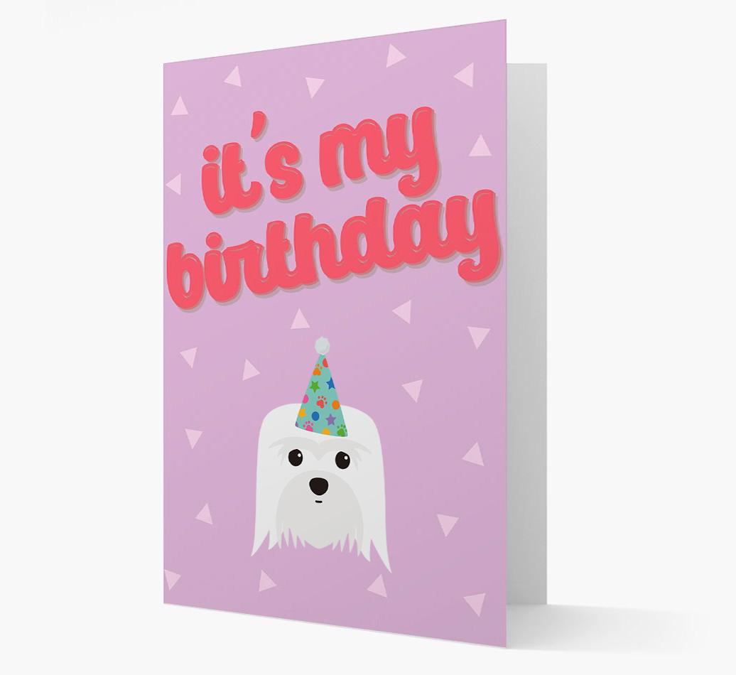 'It's my Birthday' Card with {breedFullName} Icon