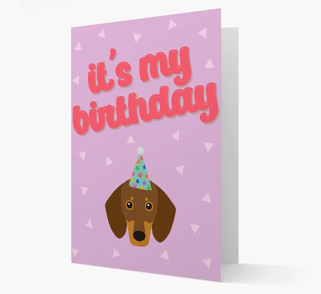 'It's my Birthday' Card with {breedFullName} Icon