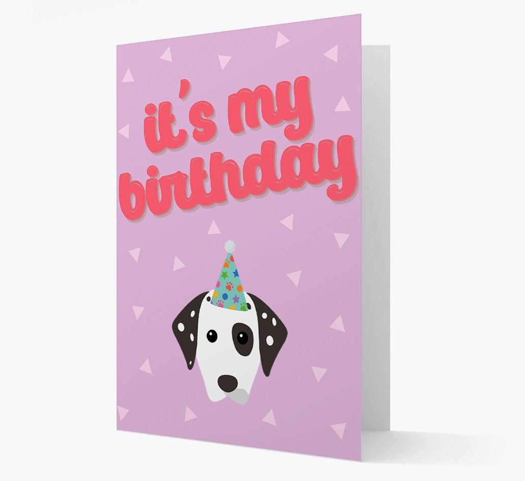 'It's my Birthday' Card with {breedFullName} Icon