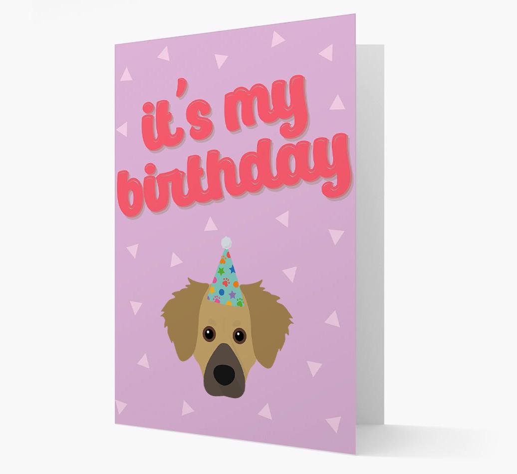 'It's my Birthday' Card with {breedFullName} Icon