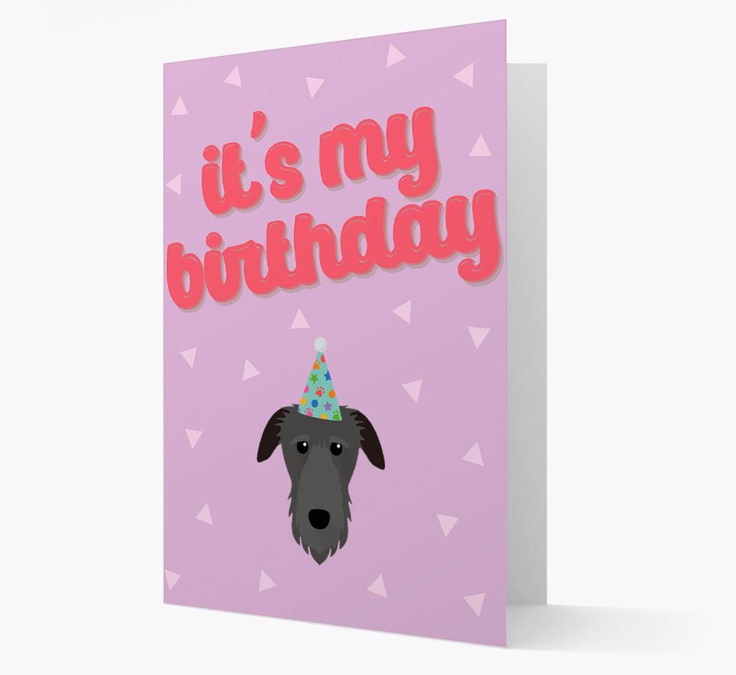 'It's my Birthday' Card with {breedFullName} Icon
