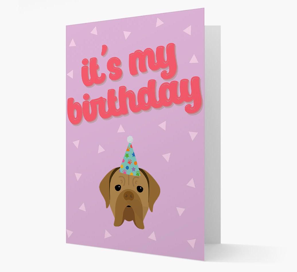 'It's my Birthday' Card with {breedFullName} Icon