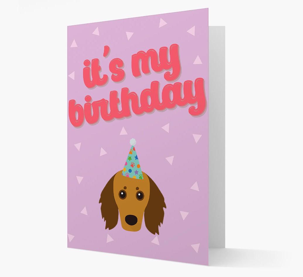 'It's my Birthday' Card with {breedFullName} Icon